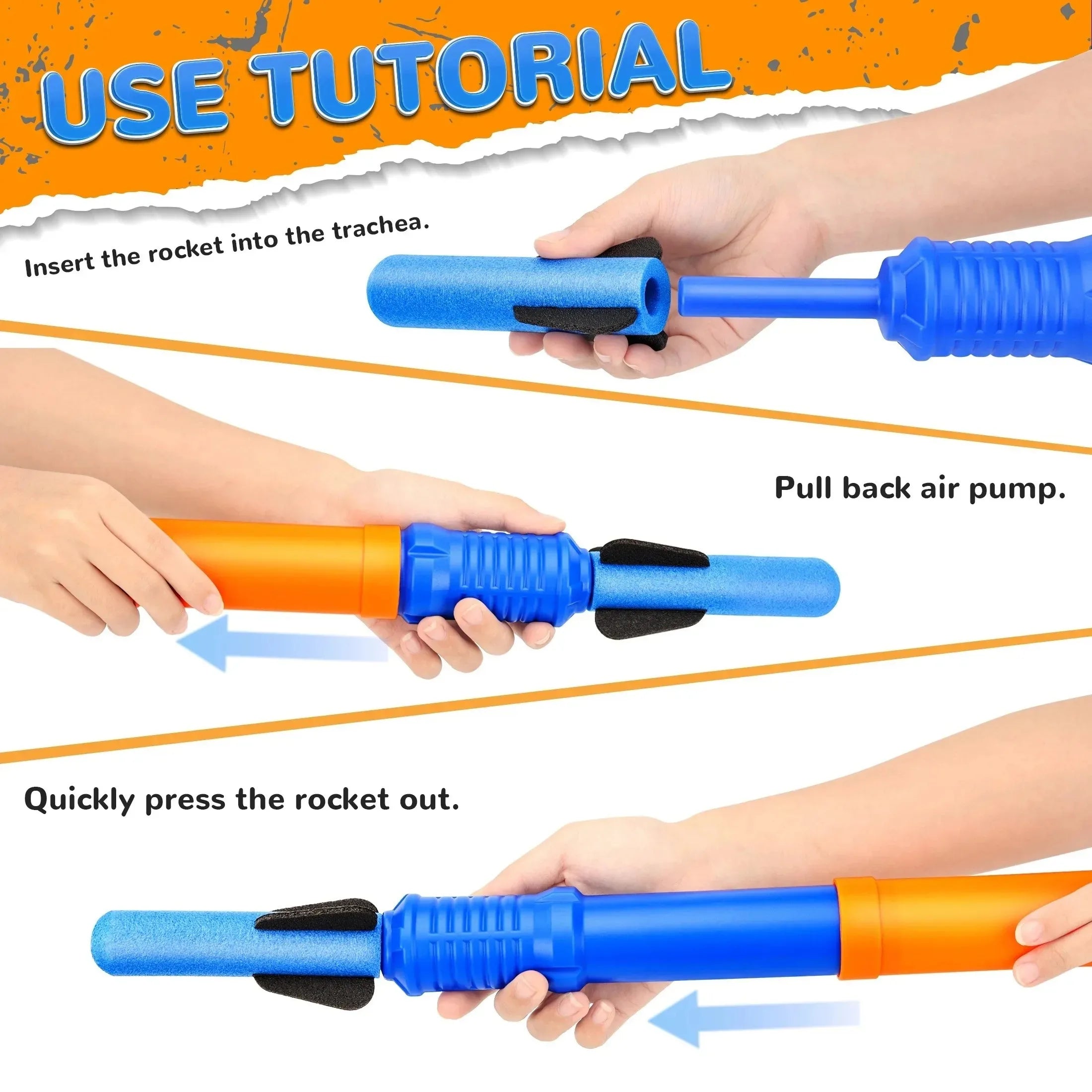 1PC Rocket Launcher for Kids, 12 Foam Rockets and Launcher Pad, Launch up to 100+ft, Kids Outdoor Toys, Birthday Gift Toys for Kids Boys Girls Age 3 4 5 6 + Years Old