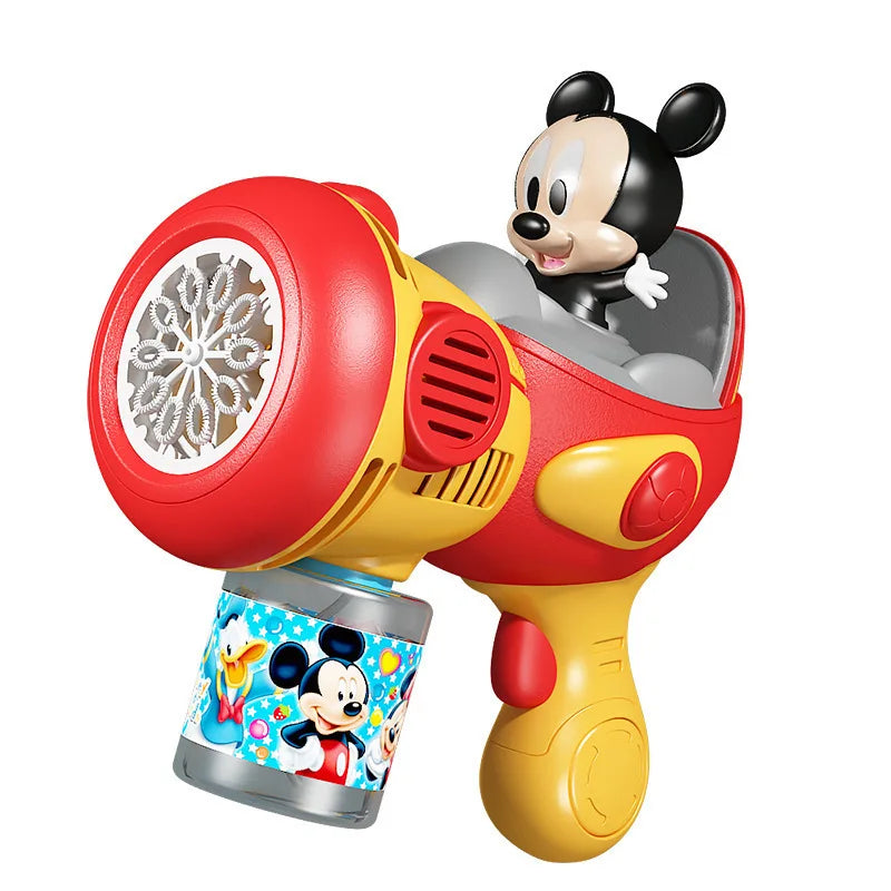 Bubble Gun Toys for 3+ Year Old Kids Boys Girls, Automatic Bubble Machine with Bubble Solution, Summer Outdoor Kids Toys