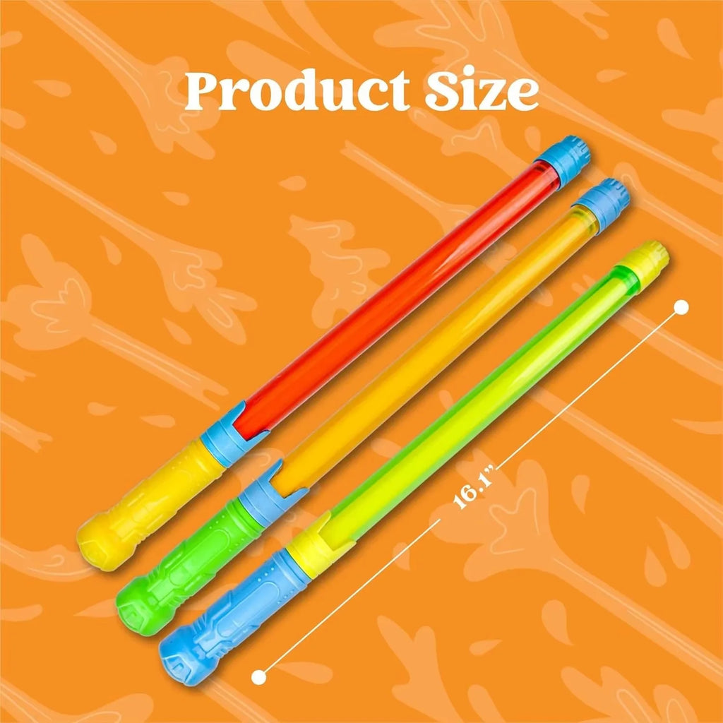 6 Pack Powerful Water Toy Guns, 16.5 Inch High Capacity Squirt Guns for Kids & Adults, Summer Swimming Pool Beach Sand Water Fighting Toys, Party Favors