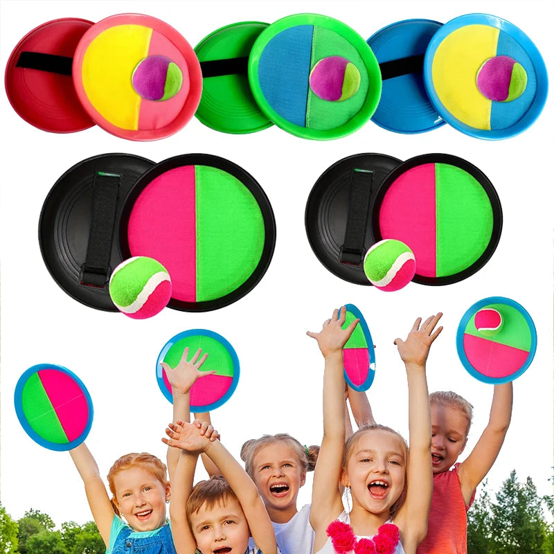 Ball Catch Set Games Toss Paddle,Kids Outdoor Toys, Toss and Catch Game Set, Beach Toys Back Yard Backyard with Yard Games Suitable for Kids Birthday Gift Ideal