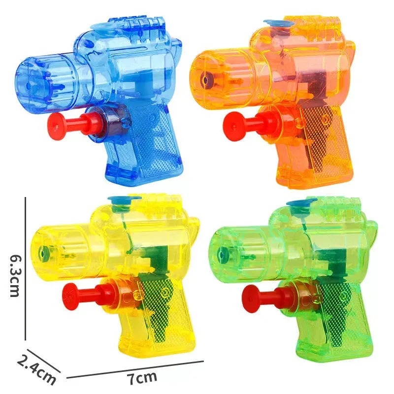 5/10pcs Mini Transparent Water Gun Toy Small Squirt Gun for Kids Summer Outdoor Beach Pool Party Water Fight Games and Gift
