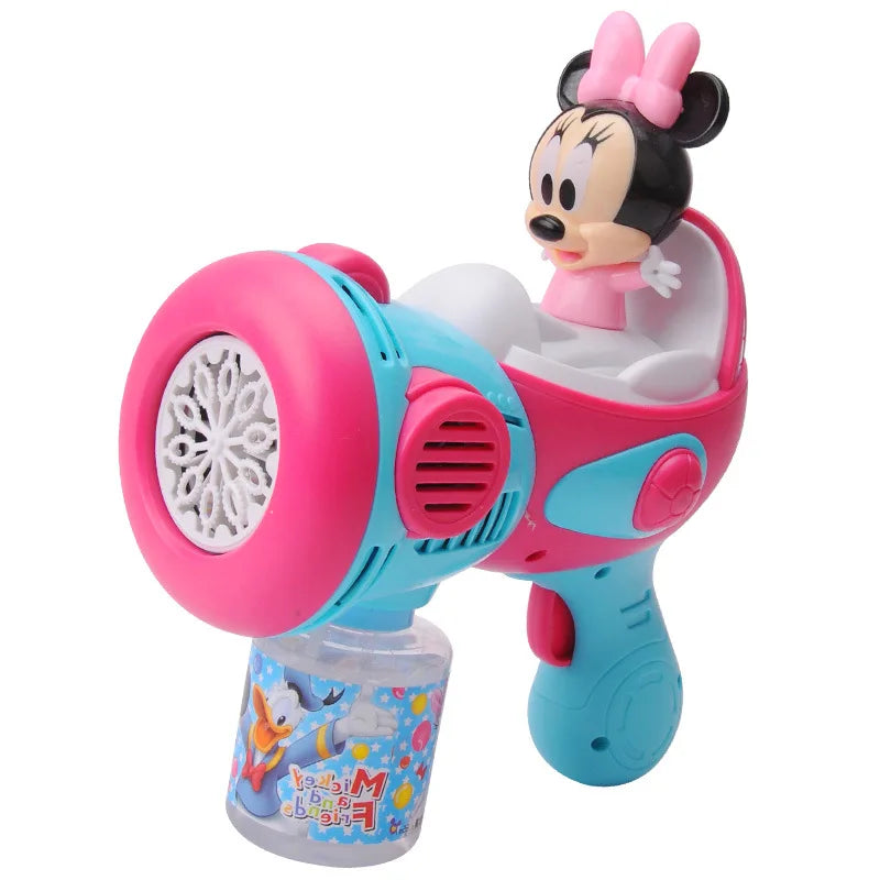 Bubble Gun Toys for 3+ Year Old Kids Boys Girls, Automatic Bubble Machine with Bubble Solution, Summer Outdoor Kids Toys