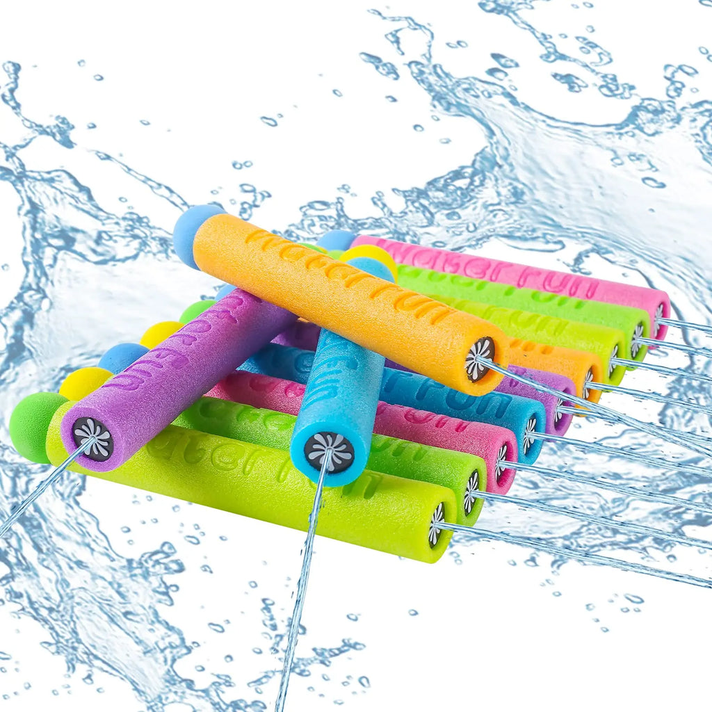 10 Pack Water Squirt Toys for Kids Age 1-3 4-8-12, Toddlers Squirter Toy, Swimming Pool Games Playset, Sensory Beach Outdoor Activity, Water Spraying for Boys Girls Birthday Gifts 3 4 5 6 7 8
