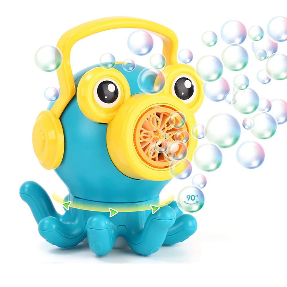 Bubble Gun Toys for 3+ Year Old Kids Boys Girls, Automatic Bubble Machine with Bubble Solution, Summer Outdoor Kids Toys