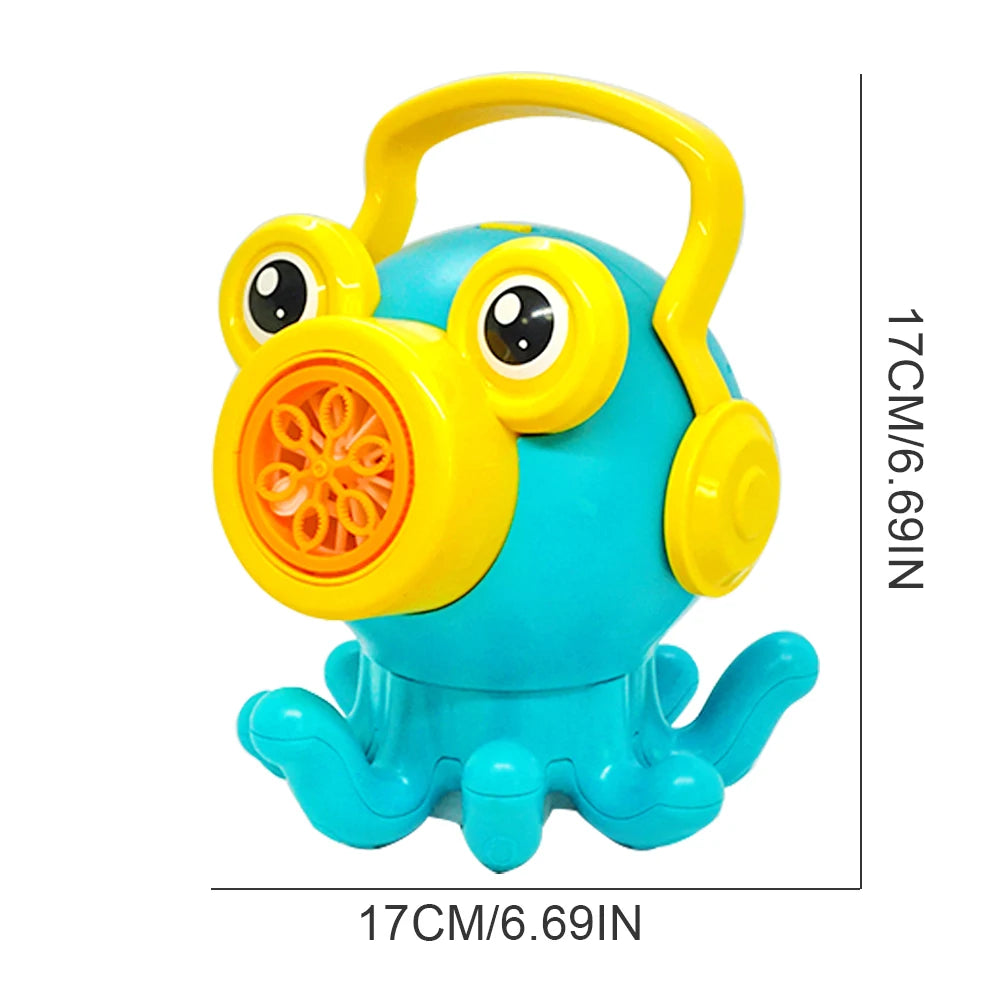 Cactus Bubble Machine, Automatic Bubble Blower with Music & Wiggle Action, Portable Handheld Bubble Maker with Lights, Birthday Gifts for Toddlers, Party Favors Toys, Easter Basket Stuffers for Kids