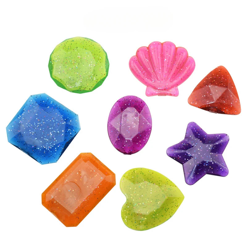 Bath Toys Seaweed Shark Gem Diving Toys bracelet Cognitive Floating Toy Colorful Summer Beach Toy Swimming Pool Toddler Toy Gift