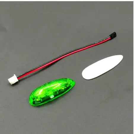 LED Light Kit for RC Plane Jet Airplane Aircraft Fix Wing Quadcopter, Rechargeable Red Green White LED Flashing Lights, Super Bright Little Light for Safe Dusk Flight