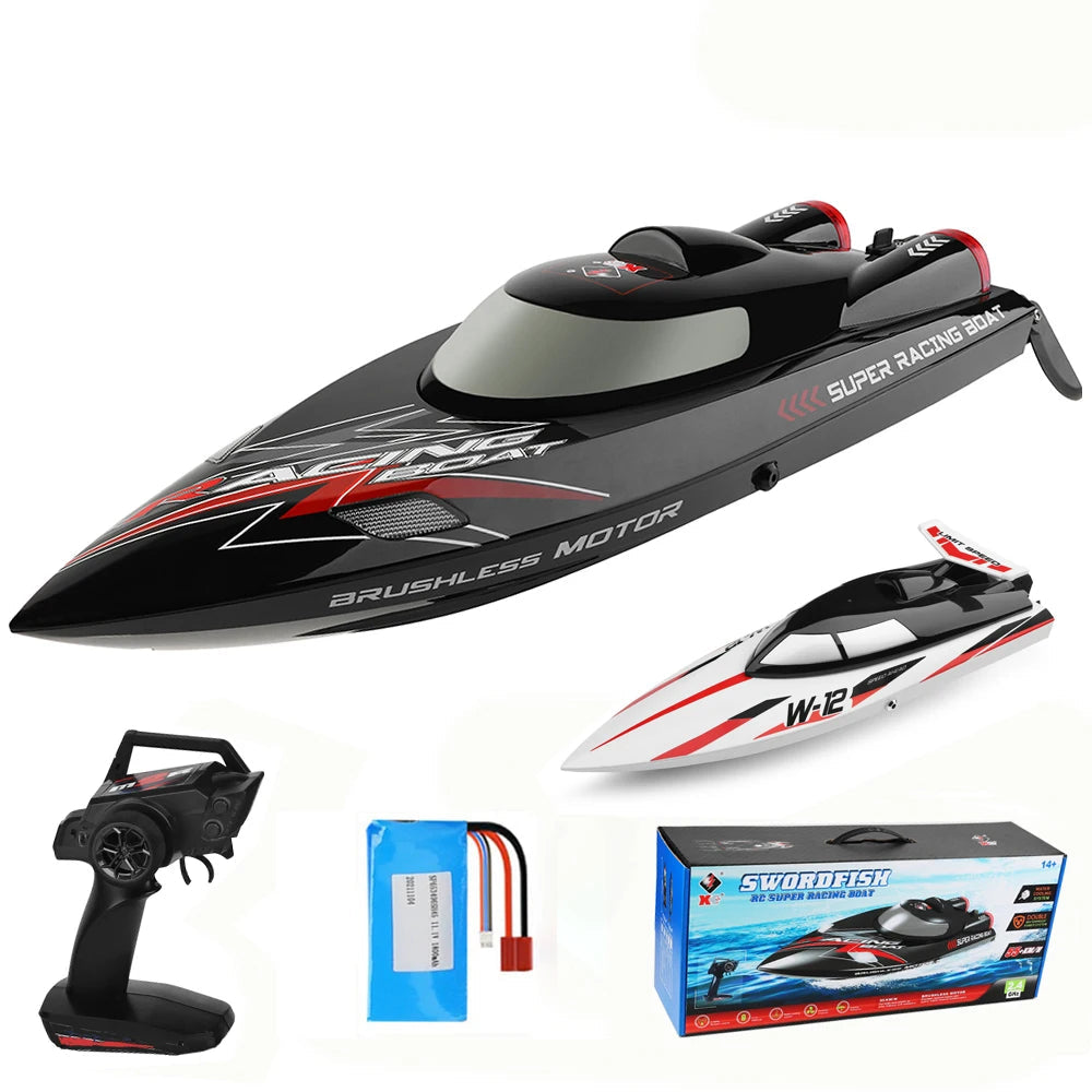 WL916 WL912-A RC Boat 2.4Ghz 55KM/H 35KM/H High Speed Racing Watercraft Remote Control Speedboat Toys For Boys