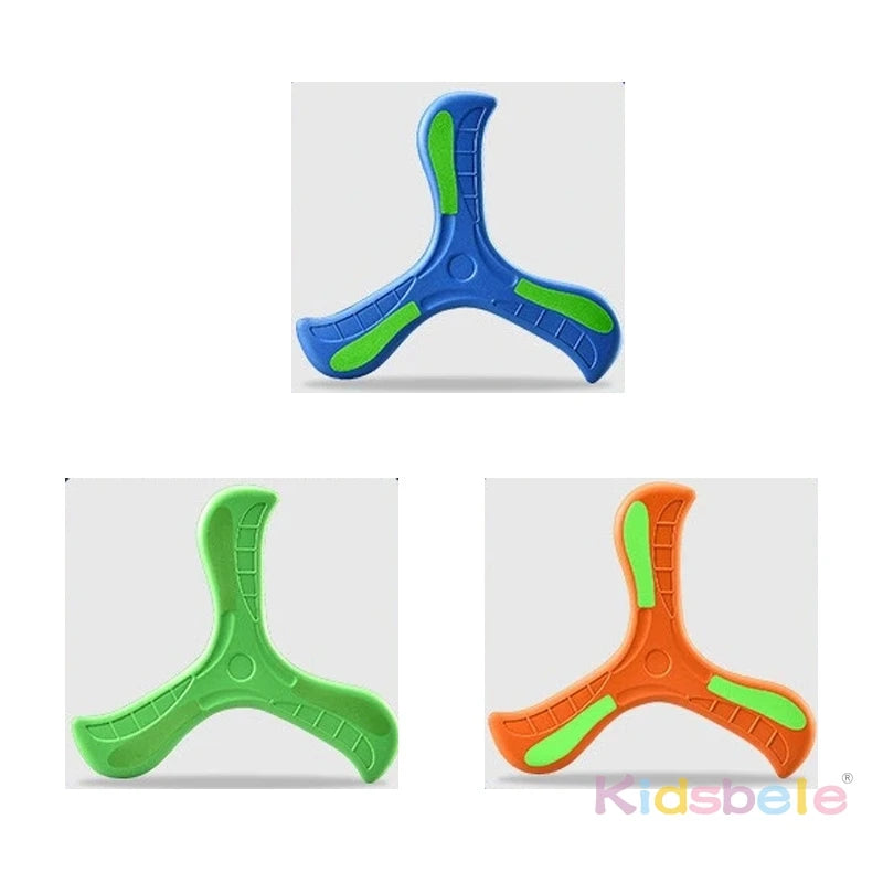 360 Degrees Returning Spinner Three-leaf Luminous Boomerang Summer Outdoor Sports Game Parent-Child Safe Competitive Toy