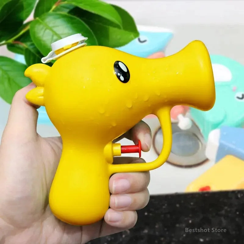 Cartoon Pea Water Gun Kids Summer Outdoor Squirt Blaster Cute Plant Pool Toy Beach Swimming Fight Game for Toddler