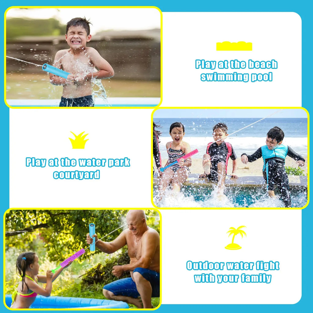 10 Pack Water Squirt Toys for Kids Age 1-3 4-8-12, Toddlers Squirter Toy, Swimming Pool Games Playset, Sensory Beach Outdoor Activity, Water Spraying for Boys Girls Birthday Gifts 3 4 5 6 7 8
