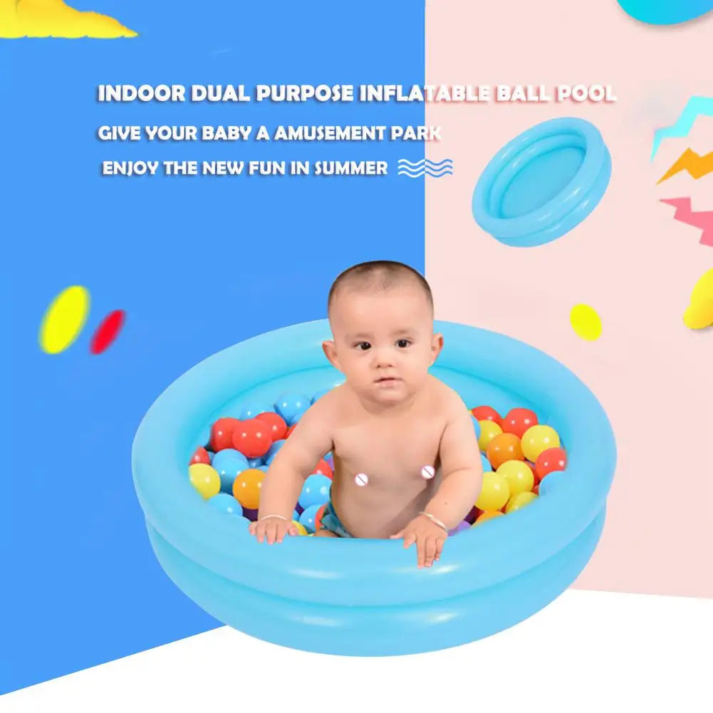 Garden Round Inflatable Baby Swimming Pool, Portable Inflatable Child/Children Little Pump Pool,Kiddie Paddling Pool Indoor&Outdoor Toddler Water Game Play Center for Kids/Girl/Boy