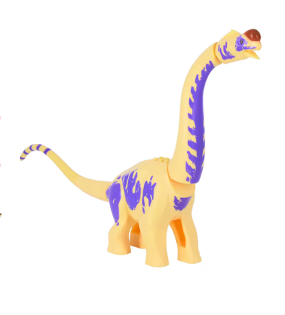 Jurassic Dinosaur Building Blocks Set – Titanosaurus Brick Figure with Movable Joints, DIY Dino Construction Toy, Compatible with Major Brick Brands, Kids Gift