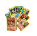 60/100PCS English Trading Cards Collection – 1996 Edition Shining Charizard Style, Pikachu & Mewtwo Collectible Game Cards for Kids