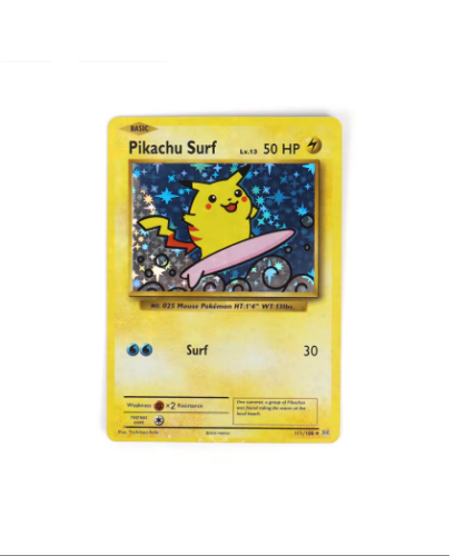 60/100PCS English Trading Cards Collection – 1996 Edition Shining Charizard Style, Pikachu & Mewtwo Collectible Game Cards for Kids