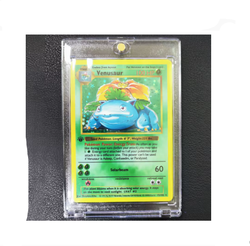 DIY Anime Monster Trading Cards Collection – 1996 1st Edition Style Flash Cards with Card Brick, Shining Collectible Battle Game Cards Gift Set