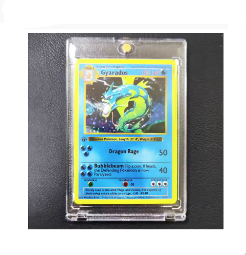 DIY Anime Monster Trading Cards Collection – 1996 1st Edition Style Flash Cards with Card Brick, Shining Collectible Battle Game Cards Gift Set