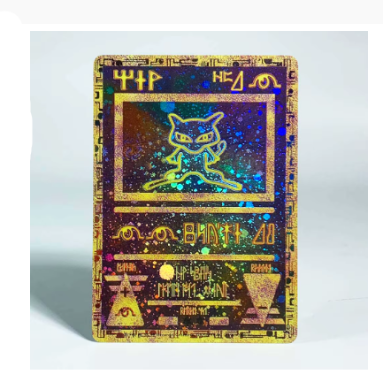 Ancient Style Anime Monster Holographic Trading Card – Classic Limited Edition Foil Collection Card, Battle Game Proxy Card Gift for Kids & Collectors