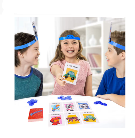 Kids Guess Who I Am Board Game – Funny Family Party Card Game, Parent-Child Interactive Educational Toy, Fun Learning Gift for Boys & Girls