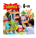 500PCS Magnetic Building Blocks Mine World Set – Montessori STEM Magnet Cube Construction Kit, Educational Sensory Toy Gift for Kids Boys & Girls