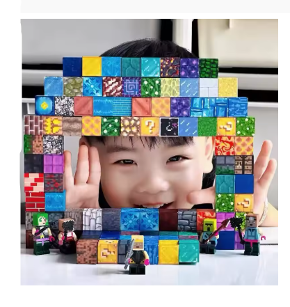 500PCS Magnetic Building Blocks Mine World Set – Montessori STEM Magnet Cube Construction Kit, Educational Sensory Toy Gift for Kids Boys & Girls