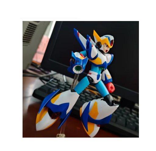 Rockman KP701 X Fifth Form Falcon Armor Model Kit – Action Figure Desktop Ornament Collectible Robot Model Toy Gift for Boys