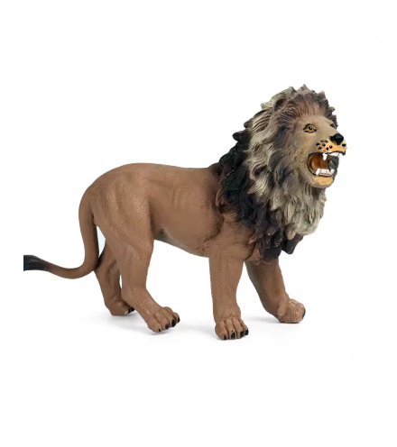 Oenux Zoo World Wild Animal Model Figures – Lion, Tiger, Elephant, Deer, Goat, Horse, Cow PVC Educational Farm & Safari Animal Toys for Kids