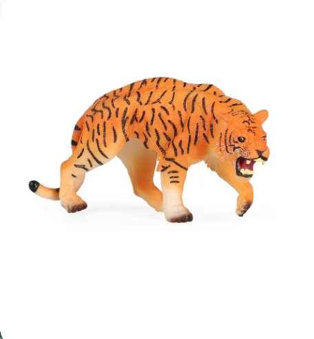 Oenux Zoo World Wild Animal Model Figures – Lion, Tiger, Elephant, Deer, Goat, Horse, Cow PVC Educational Farm & Safari Animal Toys for Kids