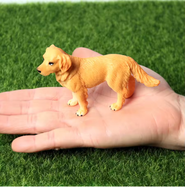 Simulation Dog Animal Figurines – Retriever, Collie, Bull Terrier, Boxer, St. Bernard Model Figures for Kids, Toddlers & Home Decor Gift
