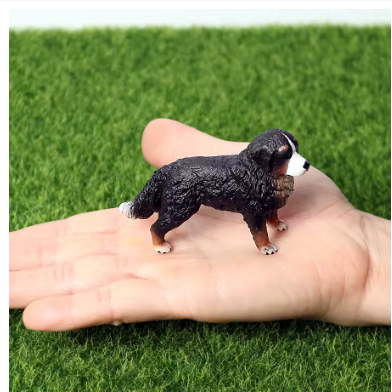 Simulation Dog Animal Figurines – Retriever, Collie, Bull Terrier, Boxer, St. Bernard Model Figures for Kids, Toddlers & Home Decor Gift