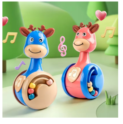 Tumbler Wobbler Baby Toy – Roly Poly Infant Learning Toy for 6–12 Months, Early Educational Balance & Crawling Development Toy for Boys & Girls