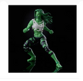 6-Inch Green Superheroine Action Figure – Angry & Normal Head Version, Articulated Collectible Model (Loose, No Extra Hands)