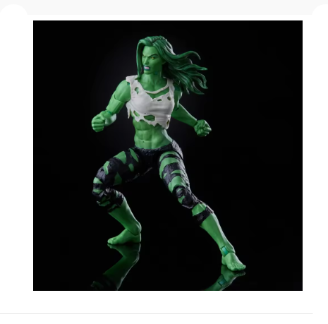 6-Inch Green Superheroine Action Figure – Angry & Normal Head Version, Articulated Collectible Model (Loose, No Extra Hands)