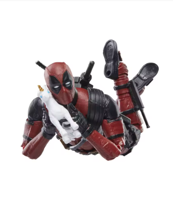 6-Inch Red Mercenary Action Figure – Jointed Superhero Model for Collection, Display & Gift
