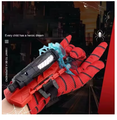 Kids Superhero Wrist Launcher Toy Set – Action Figure & Glove Role Play Costume Accessory for Boys & Girls