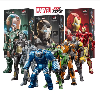 1/10 Scale Armored Hero Action Figure – MK35 Red Snapper, MK24, MK22, MK47 Movable Collectible Model Toy Gift