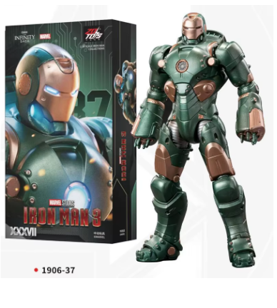 1/10 Scale Armored Hero Action Figure – MK35 Red Snapper, MK24, MK22, MK47 Movable Collectible Model Toy Gift