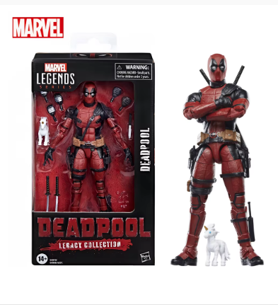 6-Inch Red Mercenary Action Figure – Jointed Superhero Model for Collection, Display & Gift