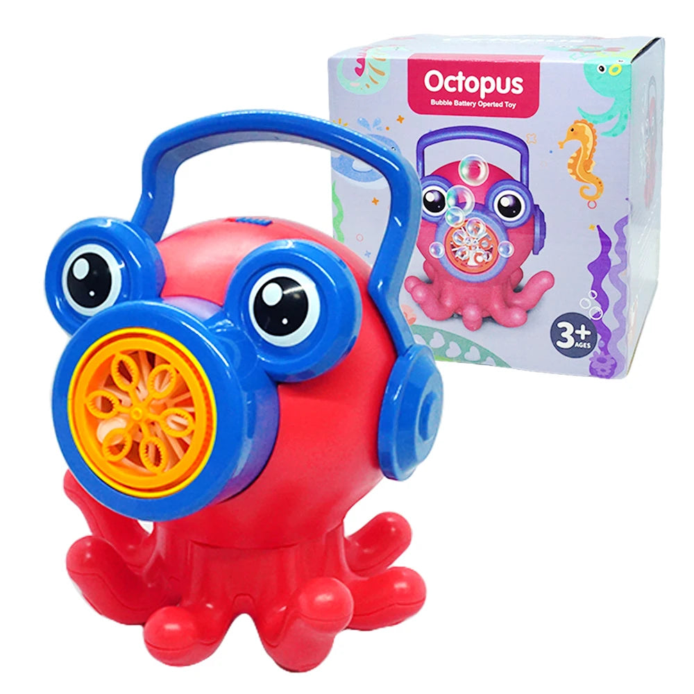 Bubble Gun Toys for 3+ Year Old Kids Boys Girls, Automatic Bubble Machine with Bubble Solution, Summer Outdoor Kids Toys