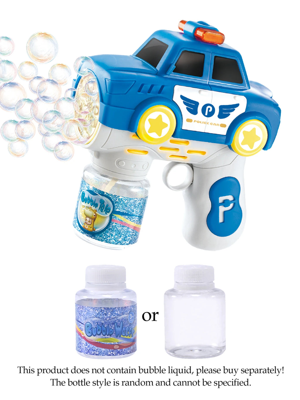 Bubble Gun Machine for Kids, Automatic Bubbles Toys Summer Outdoor Playing with LED Light Gifts not include bubble liquid