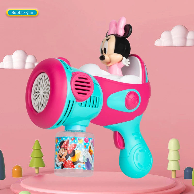 Bubble Gun Toys for 3+ Year Old Kids Boys Girls, Automatic Bubble Machine with Bubble Solution, Summer Outdoor Kids Toys