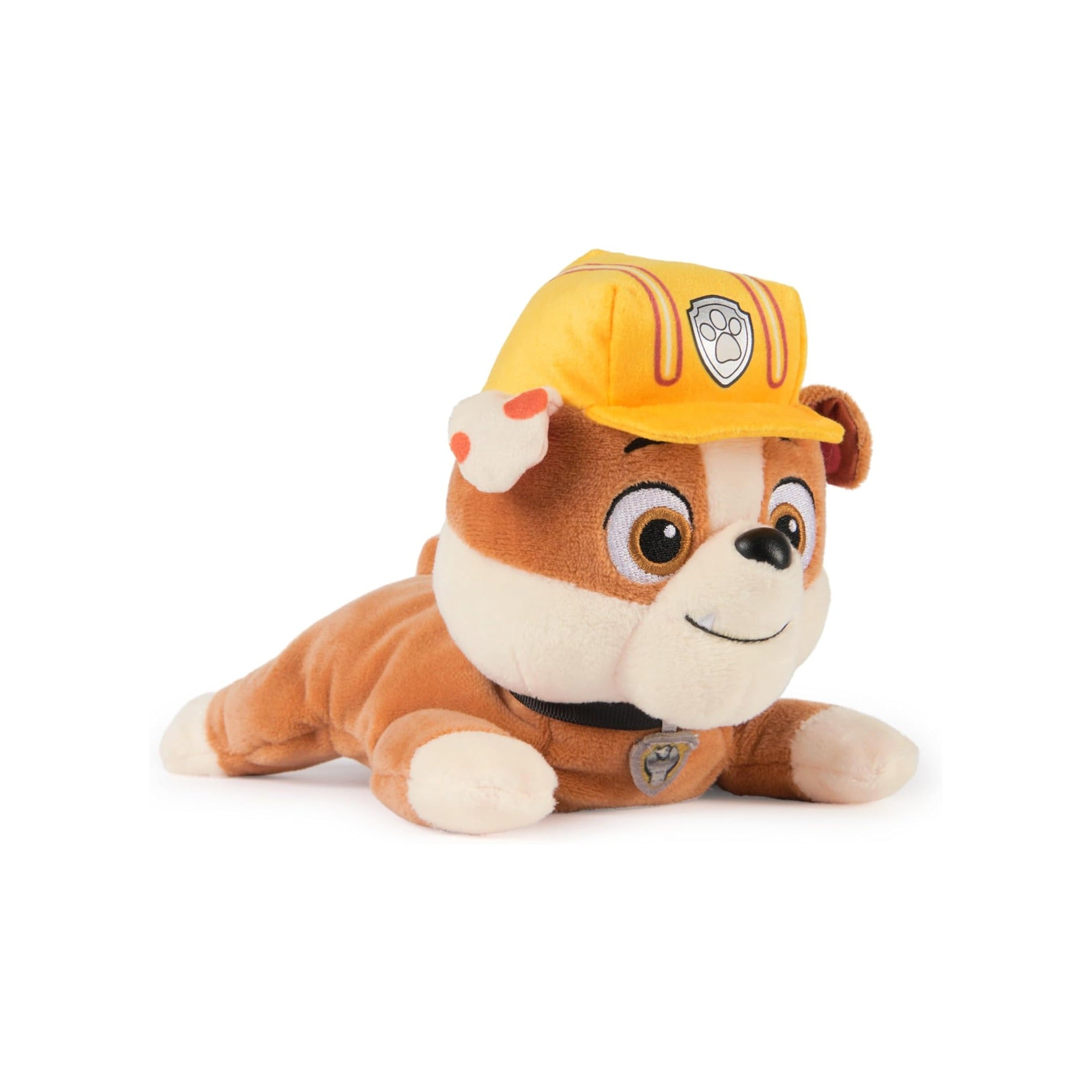 Rubble Plush, Official Lounging Rubble Plush Toy, Weighted Stuffed Animal, Sensory Toy for Ages 1 and Up, 8”