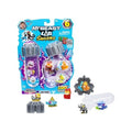 Swarms Series 3, Hyper Fusion Series, 6 Pack - Lab Pack Includes 6 Micro Beasts, 6 Collectible Stickers & 2 Stackable Fusion Caps to Build Out Your Own MrBeast Lab