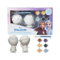 Disney Frozen DIY Paint Your Own Figurines Arts and Crafts Set for Girls - Elsa & Anna