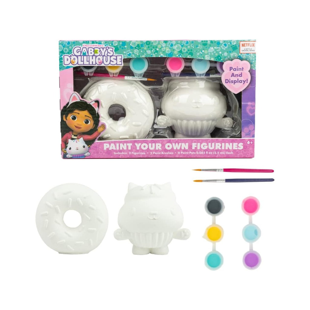 Gabby’s Dollhouse DIY Paint Your Own Figurines Arts and Crafts Set for Girls