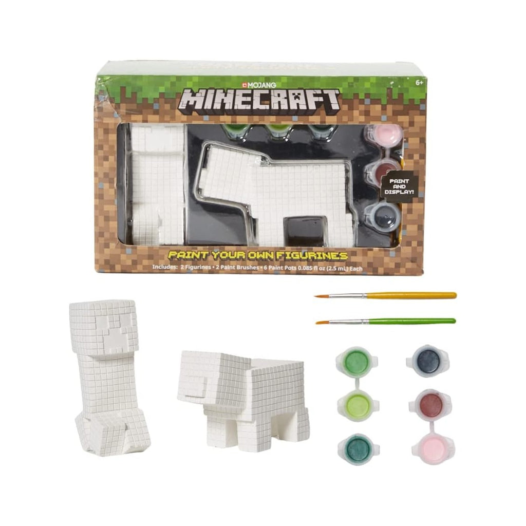 Minecraft Paint Your Own Figurines Arts and Crafts Set for Boys and Girls
