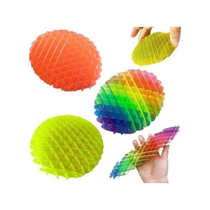Mini Fidget Worm Toy 3 PCS - Stress Relief Fidget Toys for Kids&adults,Elastic Mesh Toys,Sensory Slug Fidget Toy,Resistance Fidget Toys,Anxiety Relief Toys (3 Colors Packing)Small Size