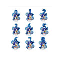 6Pcs Sonic the Hedgehog Foil Balloon Set – Trending Sonic Balloon Bundle with Number Balloon, Cartoon Birthday Party Decorations, Must-Have Supplies for Fans