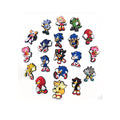 20PCS Sonic the Hedgehog Shoe Charms Set – Game Cartoon PVC Shoe Decorations, Clog & Hole Shoe Buckle Accessories, Sonic Action Figure Charms for Kids Gifts