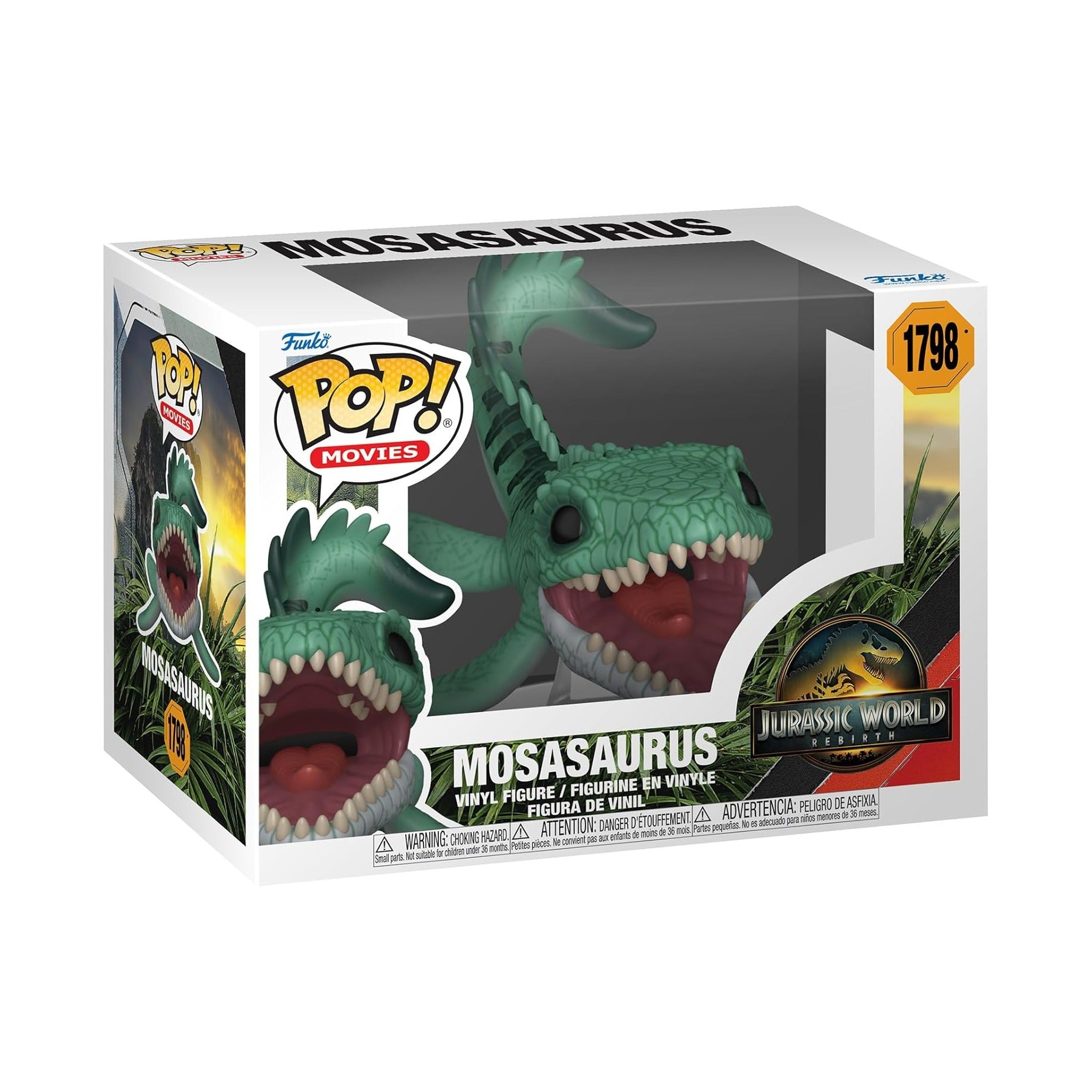 Jurassic World: Rebirth - Mosasaurus - Collectable Vinyl Figure - Gift Idea - Official Merchandise - Toys for Kids & Adults - Movies Fans - Model Figure for Collectors and Display